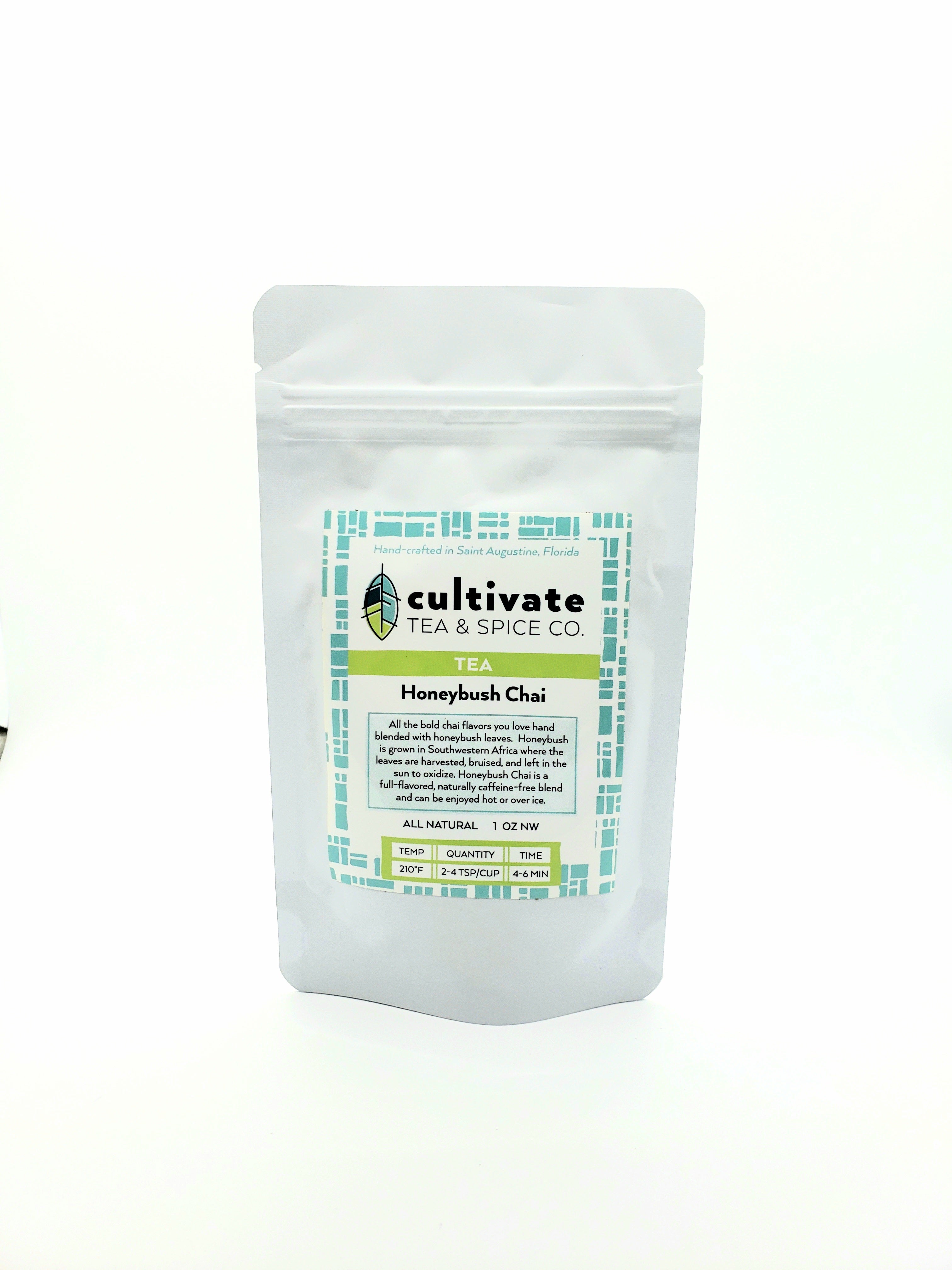Cultivate Tea and Spice Honeybush Chai Pack
