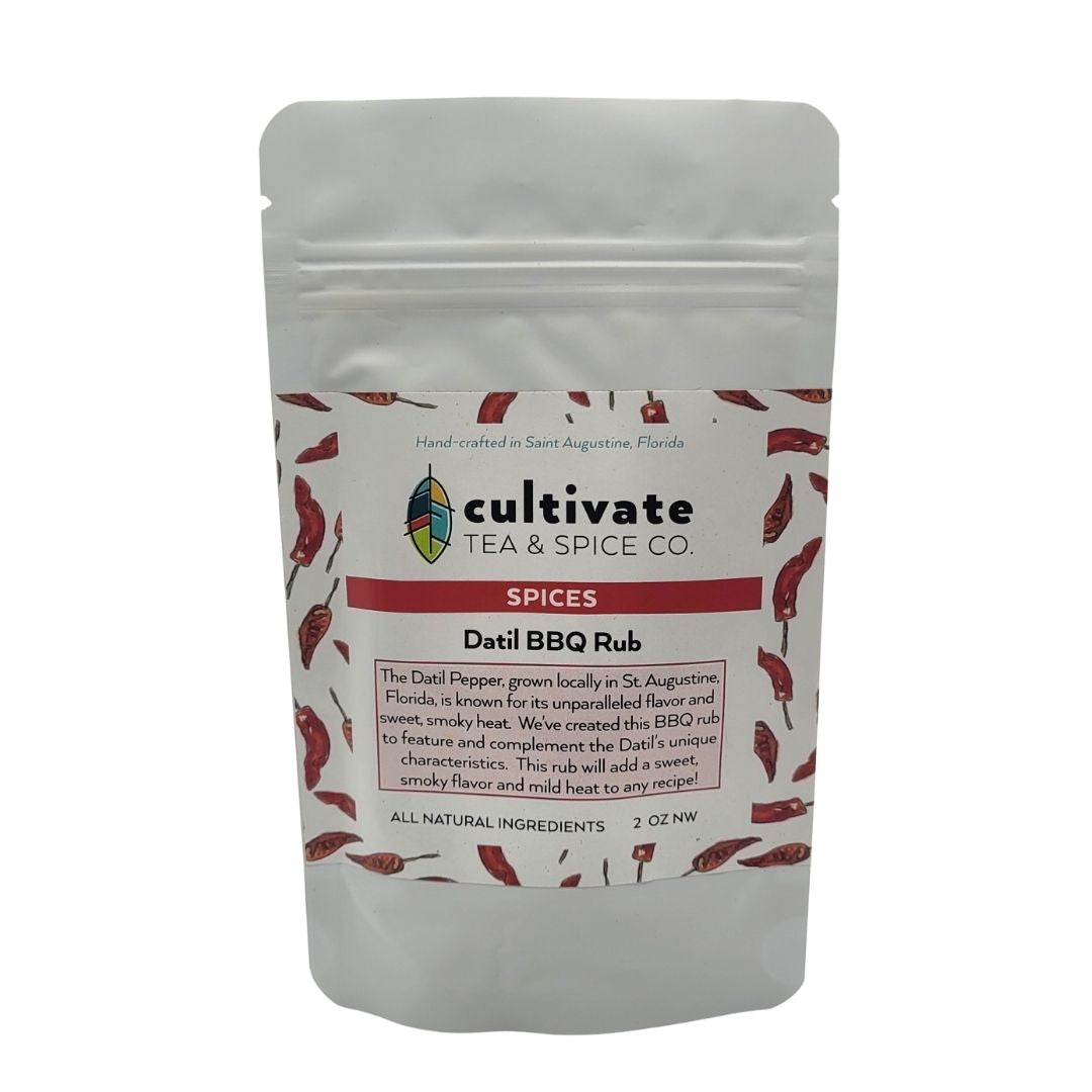 Cultivate Tea and Spice Organic Datil BBQ Rub Packet