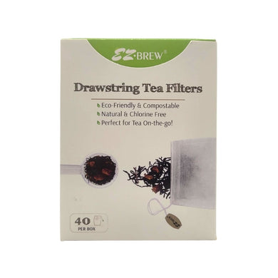 EZ Brew Drawstring Tea Bags (40 Count)