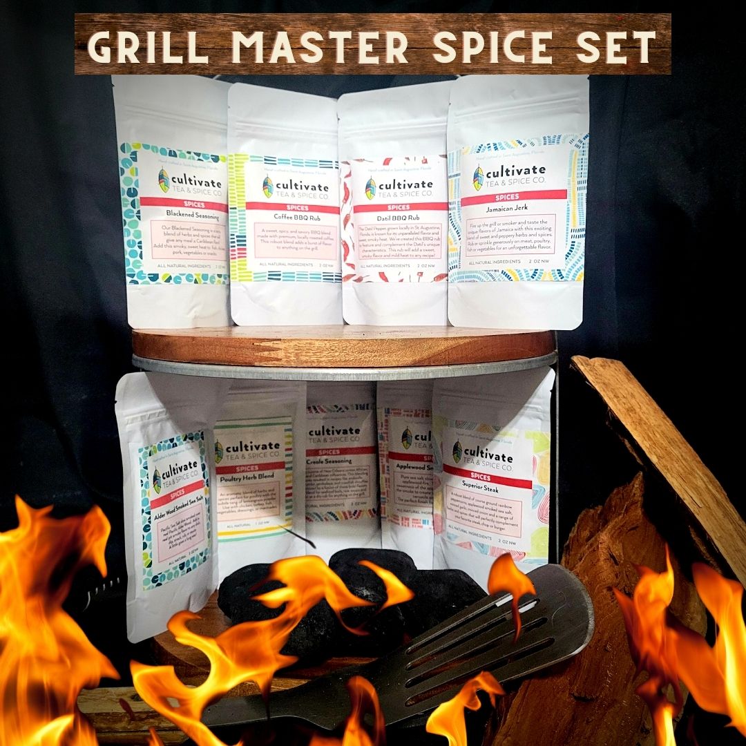Cultivate Tea and Spice Grill Master Spice Set
