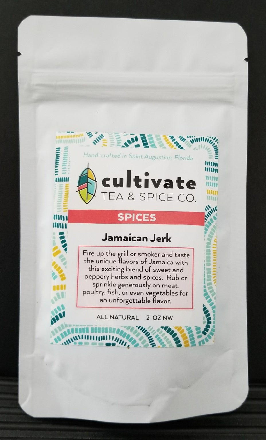 Cultivate Tea and Spice Organic Jamaican Jerk Rub Pack